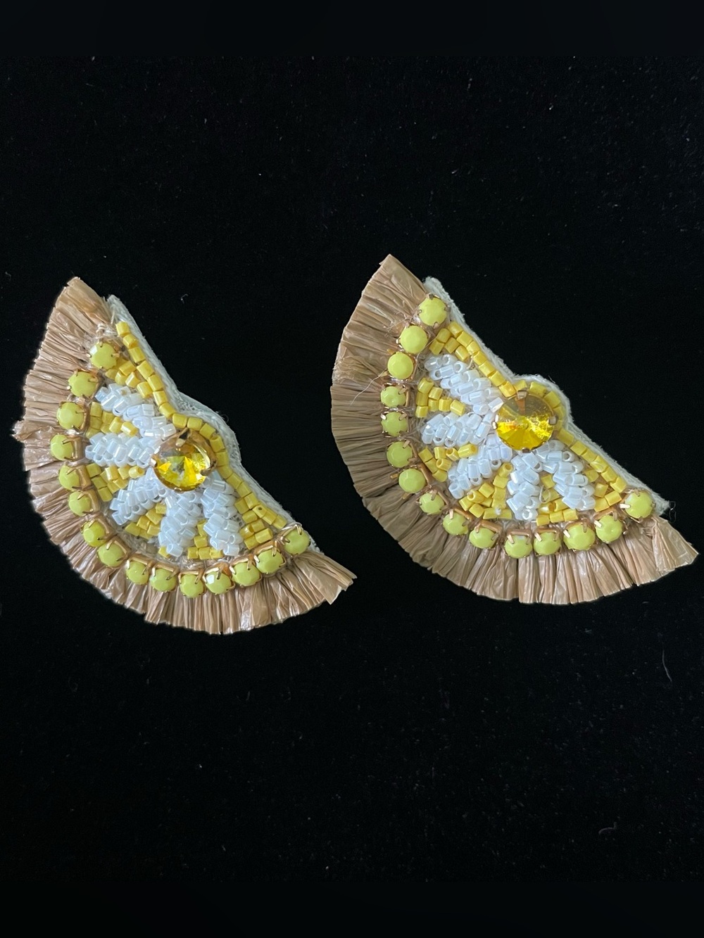 Stella & Dot | RETIRED Yellow Lemon Wedge Earrings